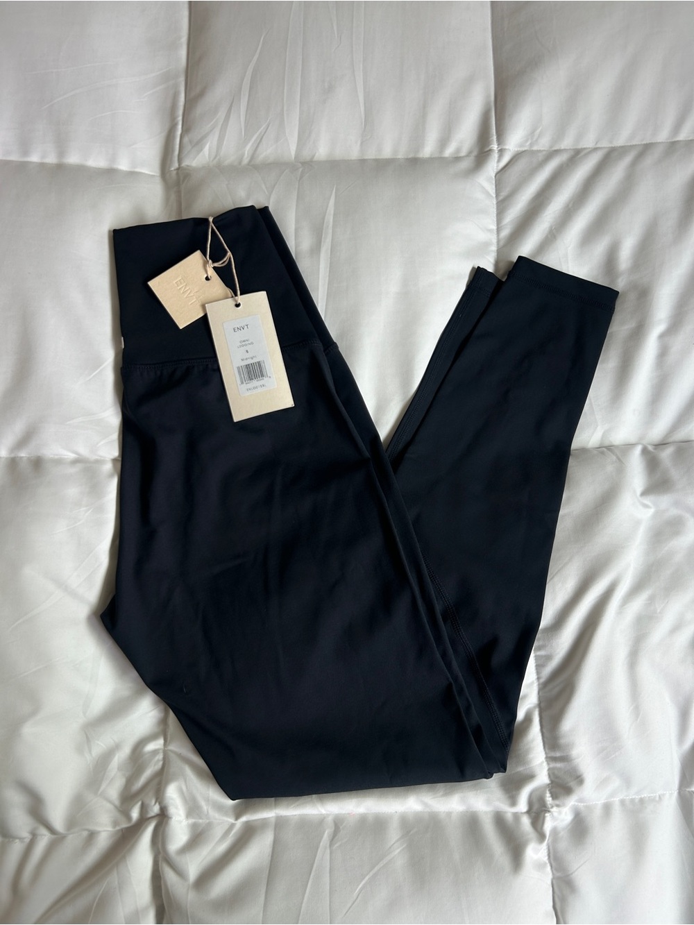 Black High-Waist Leggings - Stretch Performance